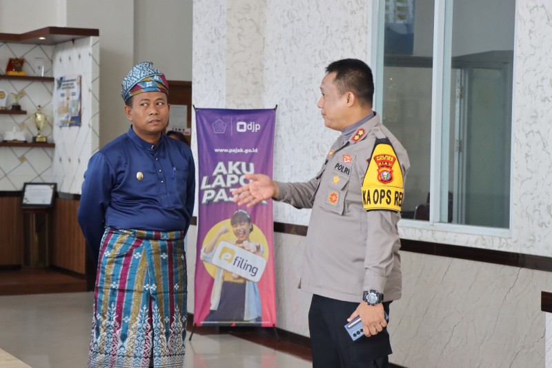 Bersama Wakil Bupati, Kapolres Rohil Cooling System Pasca Pilkada di Bagan Siapi-api