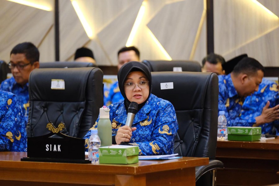 Meski Bukan Kewenangan Daerah, Bupati Siak Upayakan Cari Solusi Irigasi Bunga Raya