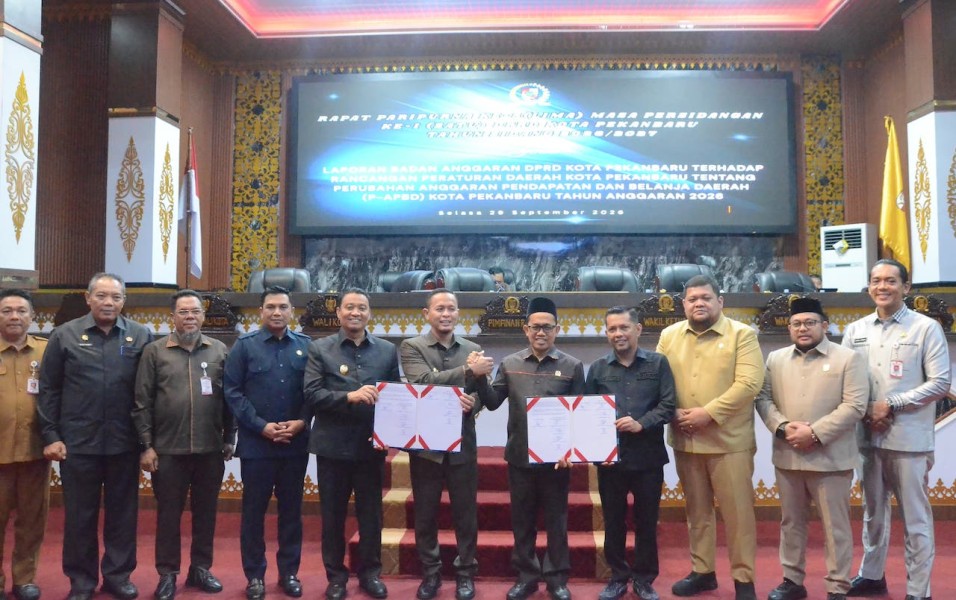 Ketok Palu! DPRD dan Pemko Sepakati APBD Perubahan Pekanbaru 2026 Rp3,2 Triliun