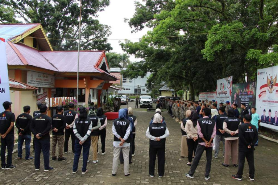 Kapolres Kuansing Hadiri Apel Siaga Pengawasan dan Penertiban APK Pilkada Serentak 2024