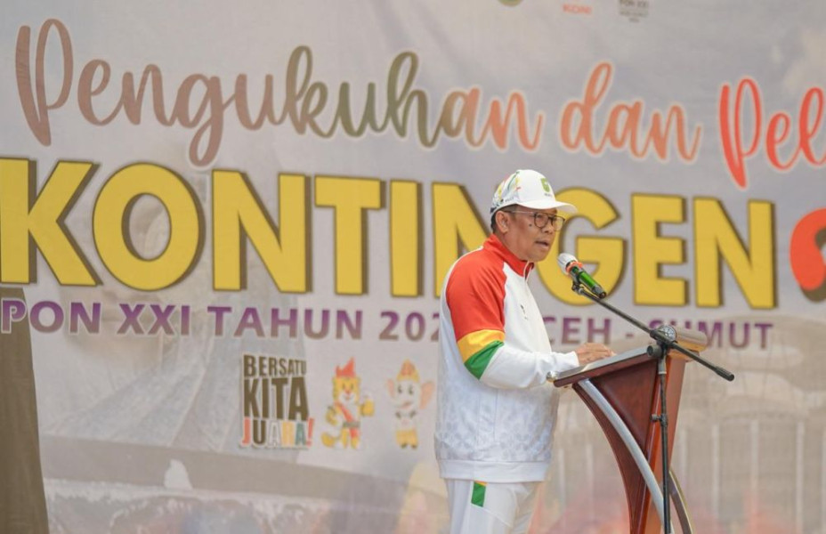 Pj Gubri Rahman Hadi Minta Atlet PON XXI Junjung Sportivitas Dalam Bertanding dan Jaga Nama Baik Melayu