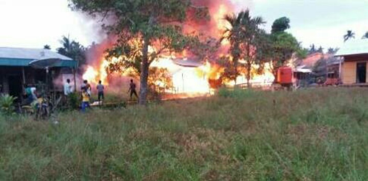 Rumah Petani di Inhil Hangus Dilalap Api
