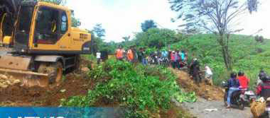 Alat Berat Disiagakan Antisipasi Longsor Lintas Riau-Sumbar