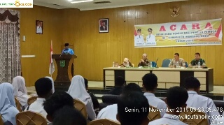 Bakesbangpol Inhu Berikan Sosialisasi Pemilu Pada Pemilih Pemula Tahun 2019