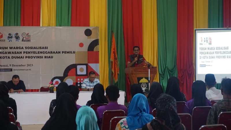 Gelar Forum Warga, Indra Ajak Masyarakat Berpartisipasi Awasi Pemilu