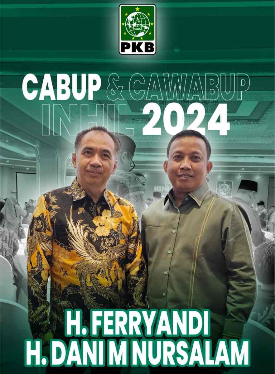 Duet Maut! Ferryandi dan Dani M Nursalam Maju di Pilkada Inhil