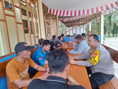 Polsek Rambah Hilir Tak Henti-hentinya Cooling System Ciptakan Pilkada Damai 2024