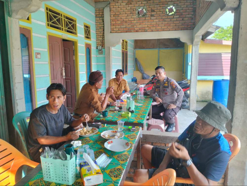 Pasca Tahapan Pilkada 2024, Polsek Bungaraya Gelar Cooling System