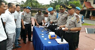Hindari Kesalahan Prosedur, Polres Inhil Lakukan Pemeriksaan Senjata 