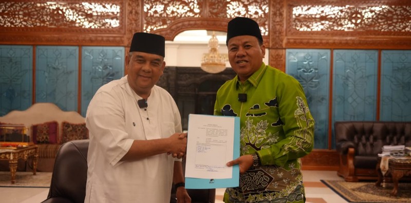 Bertemu Gubernur Riau, Bupati Suhardiman Minta Dukungan Penuh Pemprov Riau Untuk Bangun Kuansing