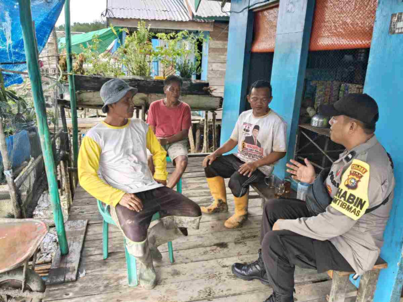 Bhabinkamtibmas Sungai Bela Ajak Warga Hindari Perselisihan dan Hormati Perbedaan