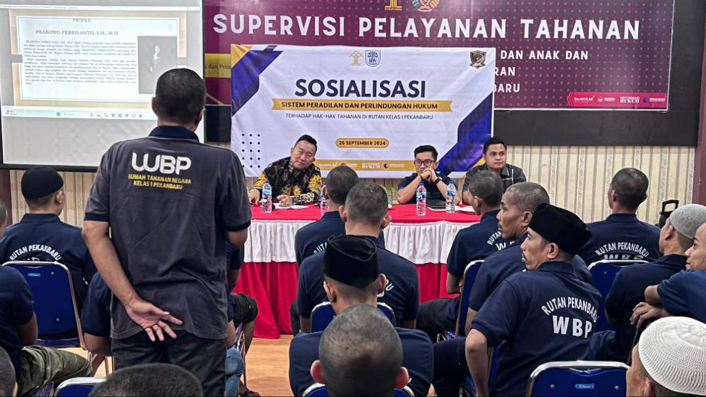 Sebut Banyak Tahanan yang 'Disiksa' Oknum Nakal, LBH SKHI Datangi Rutan Kelas I Pekanbaru