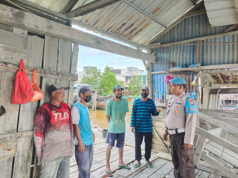 Polsek Pulau Burung Gencar Sambangi Masyarakat Demi Wujudkan Pilkada Damai 2024