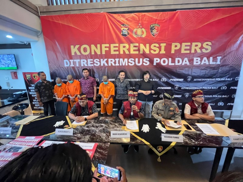 Ungkap TP Kesehatan Farmasi, Polda Bali Amankan 3 Pelaku