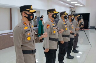 Kapolda Riau Pimpin Sertijap 7 Kapolres dan Jajaran