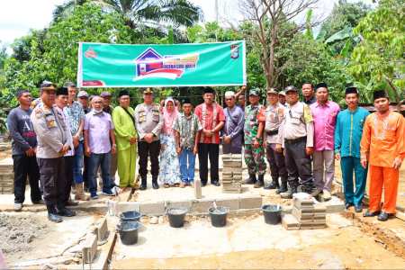 Program Presisi Polres Inhu Wujudkan Impian Nurhayati Miliki Rumah Bagus 