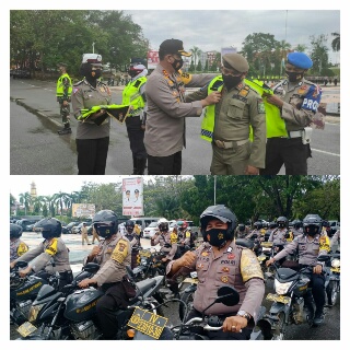 Harus Patuhi Protokol Kesehatan, Kapolres Inhu Luncurkan Satgas Pemburu Teking Covid-19