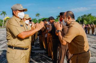 Pemkab Siak Gelar Apel Perdana Setelah Libur Lebaran