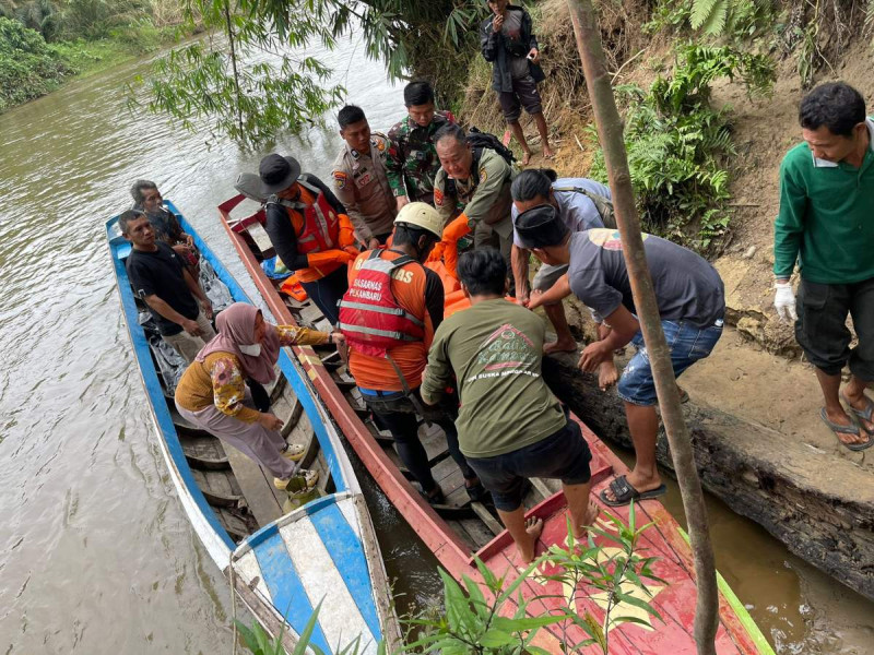 Selamatkan Teman, Maulana Mahasiswa UIN Suska Malah Jadi Korban Derasnya Sungai Gansal Inhu