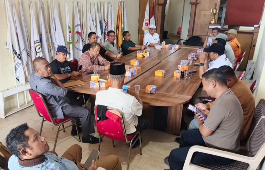 Persiapan PORPROV XI 2027, Pengurus KONI Inhil Lakukan Rapat Internal