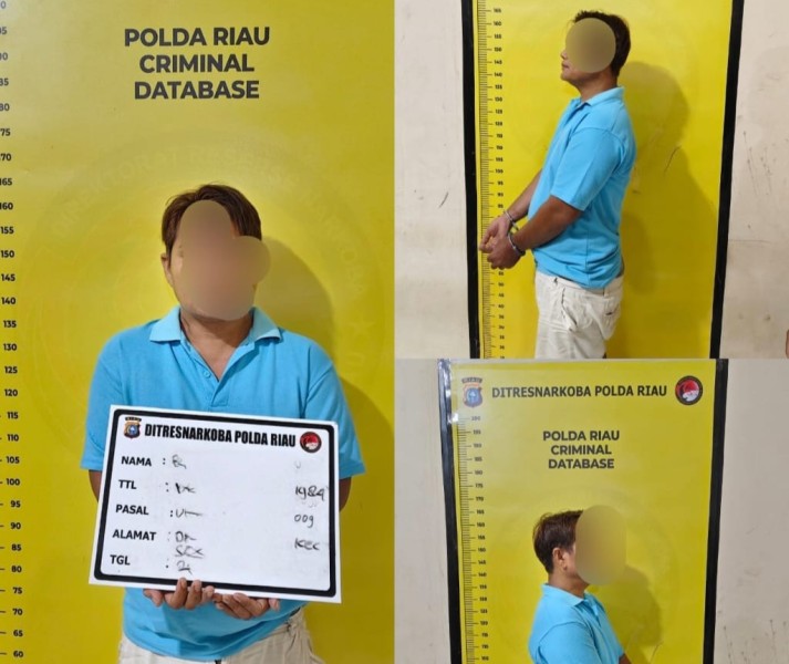 3 Napi Lapas Pekanbaru Kendalikan Narkoba, Polda Riau Berhasil Gagalkan Peredaran Sabu