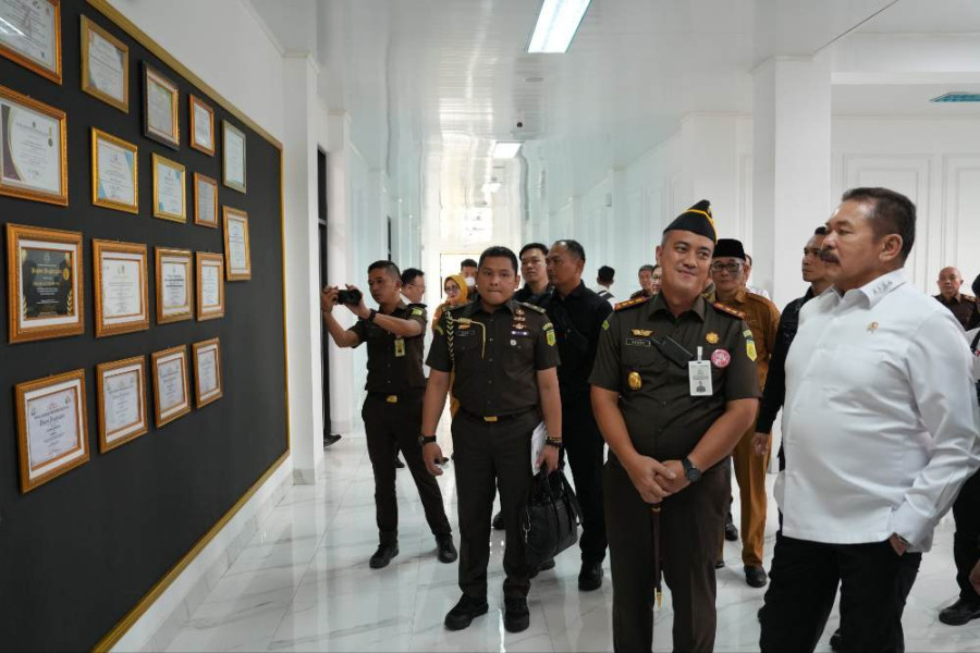 Kunker ke Sumsel, Jaksa Agung Resmikan 2 Kantor Baru Kejari