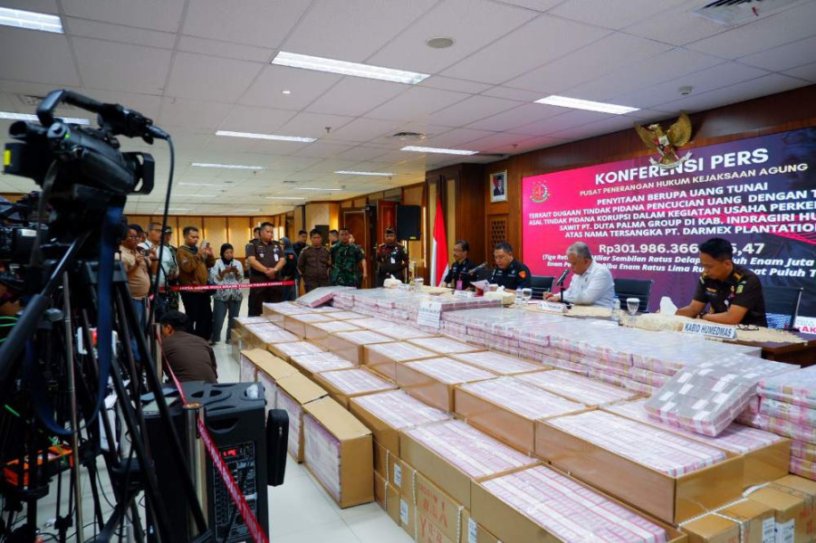 Penyidik Kejagung Sita Uang Rp 301 Miliar pada Kasus PT Duta Palma Group