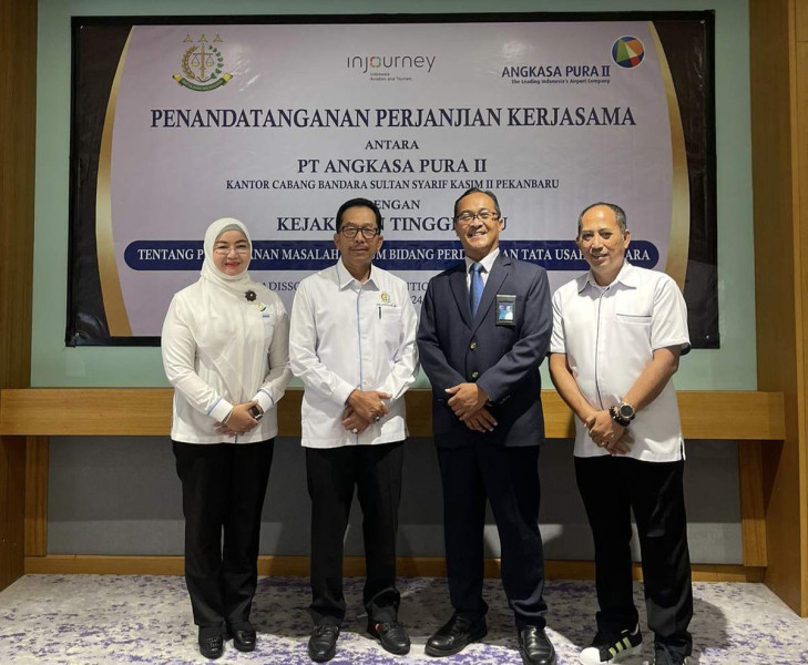 Kajati Riau Akmal Abbas Jalin Kerjasama dengan PT Angkasa Pura II