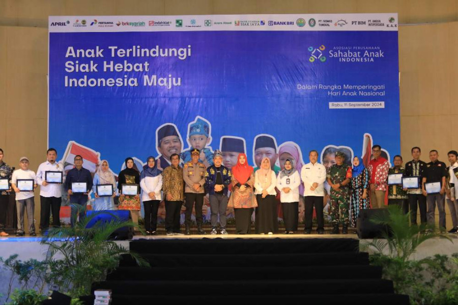 Hari Anak Nasional 2024, Anak Terlindungi Siak Hebat