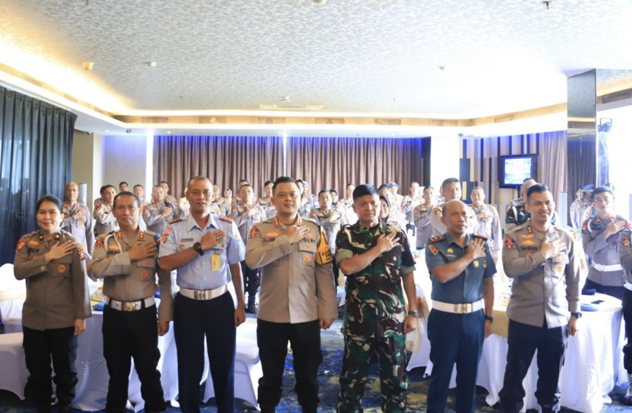 Propam Polda Riau Bersama Polisi Militer 3 Matra Gelar Pertemuan Bahas Penanganan Jelang Pilkada Serentak 2024