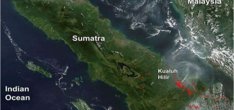 Titik Panas di Sumatera Turun Drastis