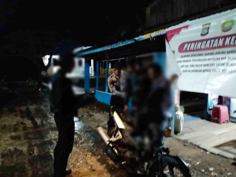 Antisipasi Gangguan Kamtibmas Selama Tahapan Pilkada, Polsek Kuindra Giat Patroli Malam