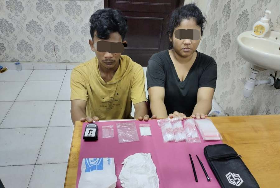 Polres Siak Amankan Laki-laki dan Perempuan Karena Kedapatan Miliki Sabu