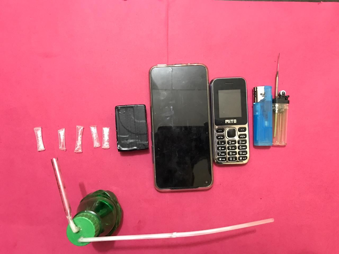 Tangkap 2 Terduga Pelaku Narkotika, Polsek Kempas Amankan 5 Paket Shabu