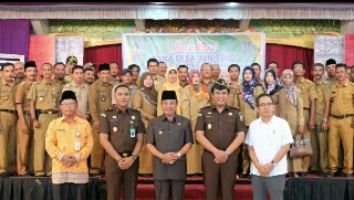 Sosialisasi Penggunaan Dana Desa, Bupati Inhil Ingatkan Kades Gunakan Dana Sesuai Ketentuan