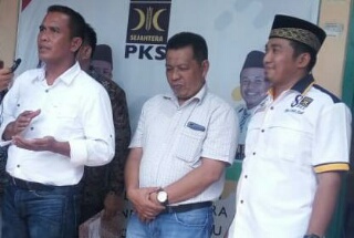 Katua Perindo Dampingi Rudi Hartono Mendaftar Di PKS Inhu