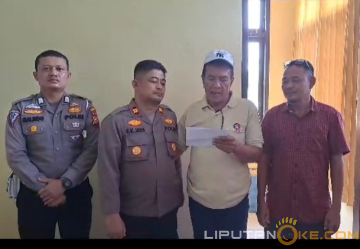 Usai Tampar dan Caci Maki Polisi, Seorang Bapak Keok dan Sampaikan Permintaan Maaf