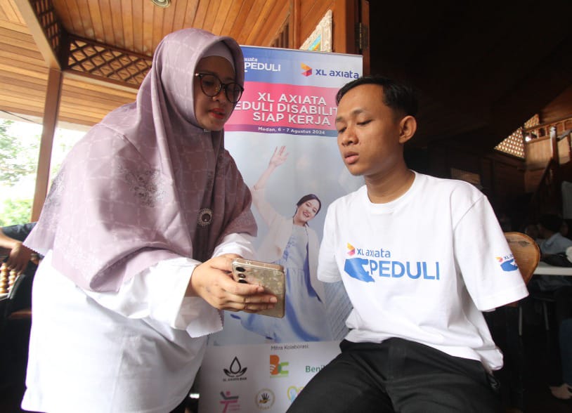 Peduli Penyandang Disabilitas, XL Axiata Gelar Pelatihan Digital dan Kesempatan Magang di Medan