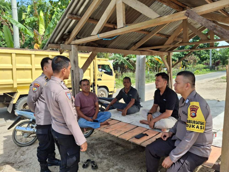 Binmas Polres Kuansing Edukasi dan Sosialisasi Pilkada Damai 2024 ke Masyarakat