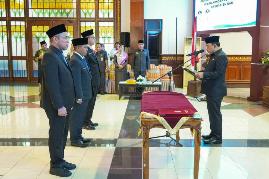 Isi Kekosongan Pejabat, Wabup Husni Lantik Tiga Pejabat