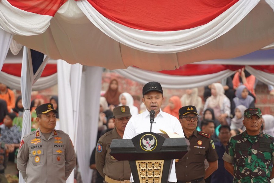 Kolaboratif Lintas Lembaga Basmi PETI di Kuansing, Gubri Wahid Pimpin Apel Gelar Pasukan