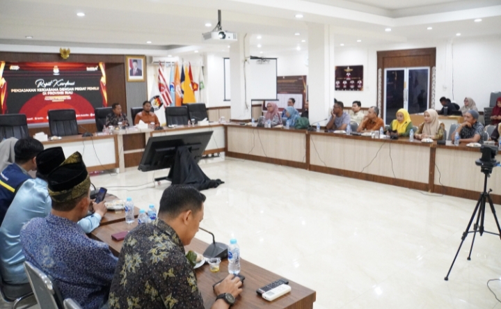 KPU Provinsi Riau Perkuat Demokrasi, Gelar Rakor dengan Pegiat Pemilu
