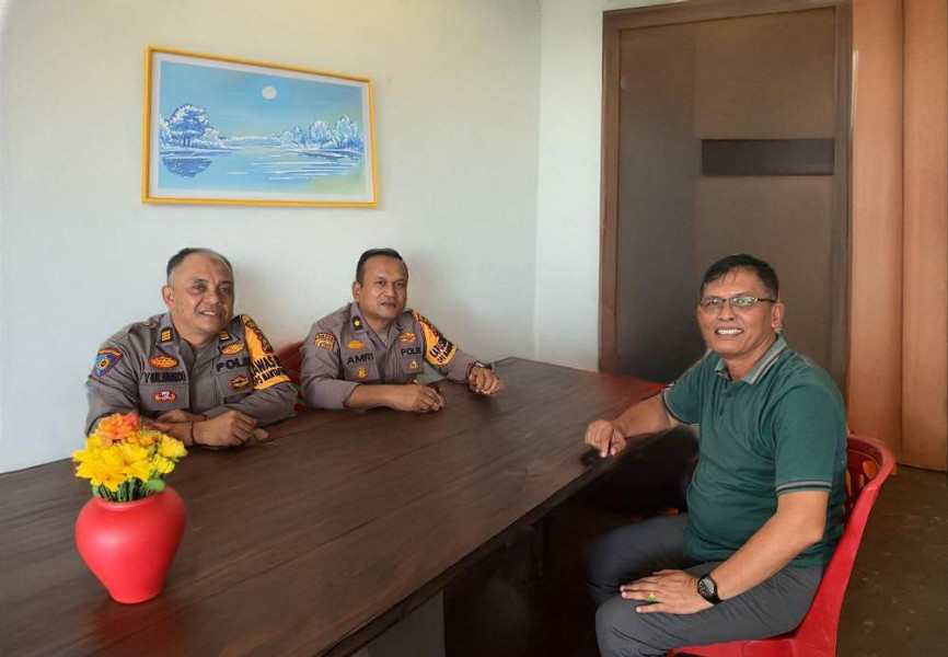 Silaturahmi Bersama Ketua IKMR, Kapolres Rohil Titip Pesan Pilkada Damai 2024