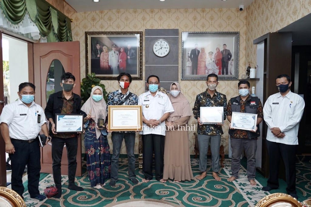 Inhil Terima 4 Penghargaan dari Kemendikbud, Bupati Wardan Harap TBM Bisa Tingkatkan Minat Baca