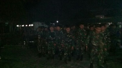 Kodim 0302 Inhu Kembalikan 100 Pasukan Satgas Karhutla Yonif 131 BRS