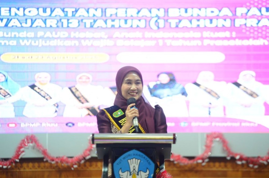 Pentingnya Menyiapkan Pondasi Pendidikan, Bunda PAUD Riau: Anak-anak Kita Adalah Generasi Emas