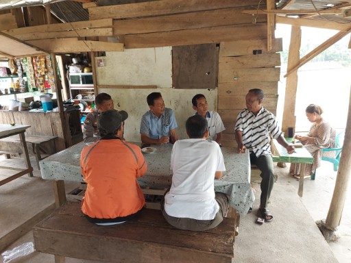 Kanit Binmas Polsek Rambah Laksanakan Sosialisasi Pasca Pilkada Serentak 2024