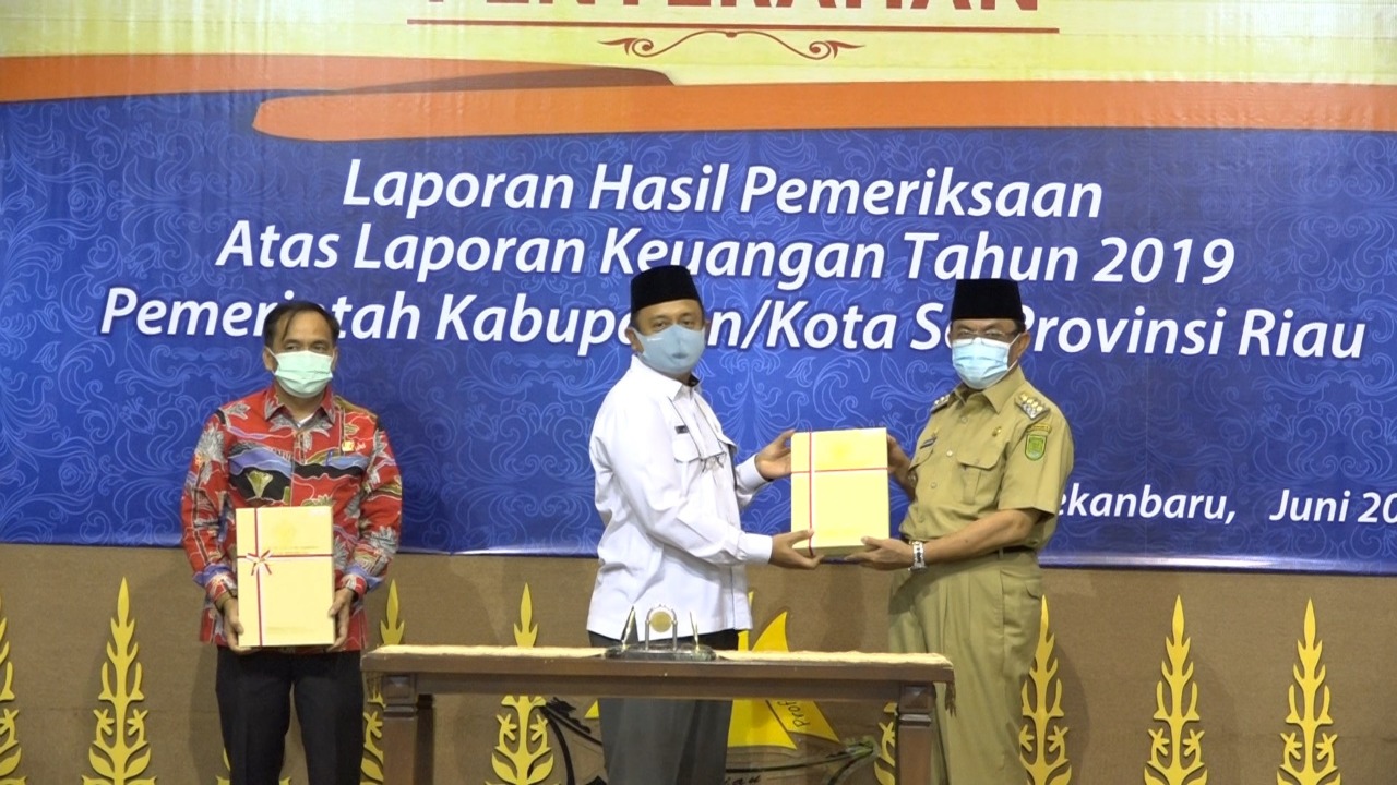 Keempat Kalinya, Pemkab Inhil Sukses Raih Opini WTP