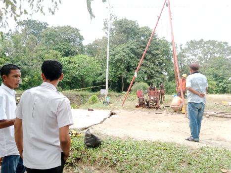 Tindaklanjuti Arahan Plt Bupati, PUPR Mulai Bangun Jembatan Darurat di Pulau Bungin