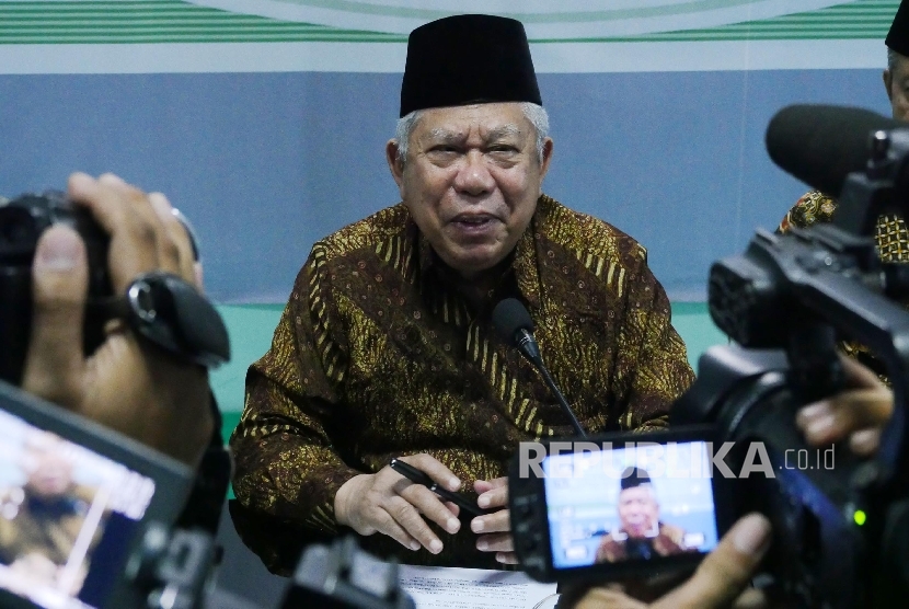 KH Ma'ruf Amin Serukan Umat Islam Pilih Pemimpin Muslim